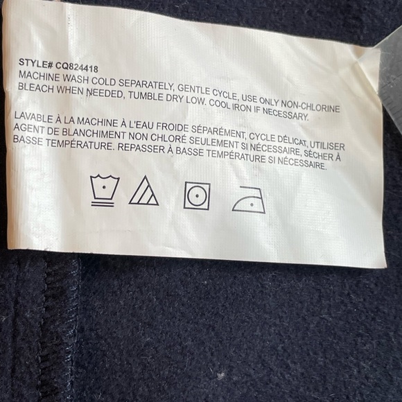 Nautica Water Resistant Soft Shell Women’s Navy Blue Jacket. Size  Small - Picture 10 of 15